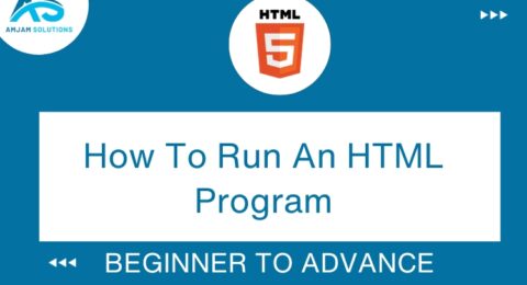 How To run an HTML Program