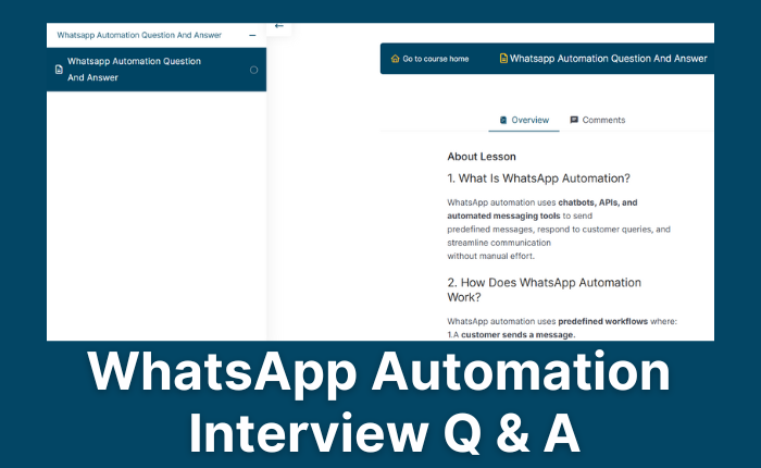 Top WhatsApp Interview Questions