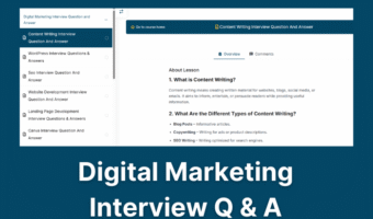 Digital Marketing Interview Question and Answers