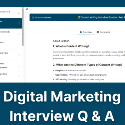 Digital Marketing