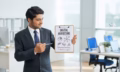 man-suit-standing-office-with-clipboard-pointing-poster-with-words_1098-17121